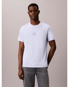 CALVIN KLEIN SS 30S MICRO MONOLOGO TEE LV04RB866G PLEIN AIR