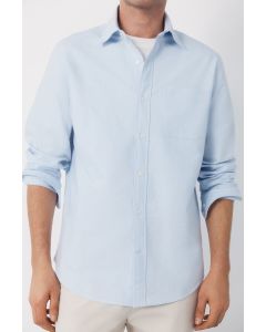 CORTEFIEL OXFORD SHIRT 1763267 AZULMEDIO-12