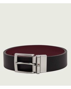 TOMMY HILFIGER ADAN REVSIBLE 3.5 PEBBLE BELT AM0AM14566 BLACALVIN KLEIN