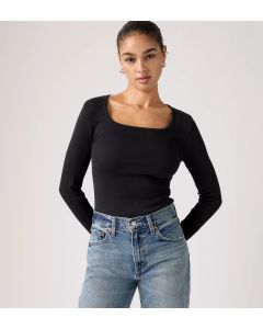 LEVIS ESSNTL SQRD NECKTEE 005IO-0000 ANTHRACITE