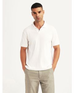 LEVIS JOHNNY POLO RIB 005V3-0000 JOHNNY CO WHITE
