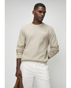 POLO SPORT LS RIBBED SWEAT TOP 0071602 LGHTBROWN