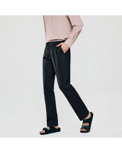 GIORDANO LINEN SLIM TAPER KHAKI 01116201 SIGNATURE BLACK 09