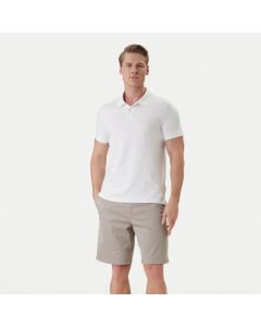CALVIN KLEIN SS SLIM REFINED PIQUE POLO LV04LC254G WHITE