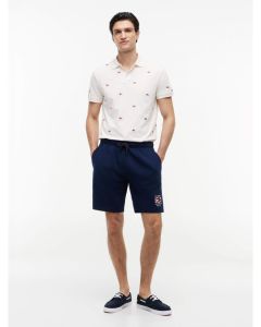 TOMMY HILFIGER REG EMB POLO MW0MW43376 IVORY PETAL