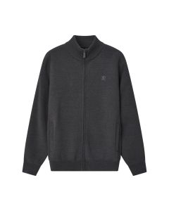 GIORDANO MOCK NECK LS SWEATER 01055608 DARK HEATHER GREY 11