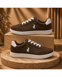 POLO EMBROIDERED BASIC SNEAKER 0072452 BROWN