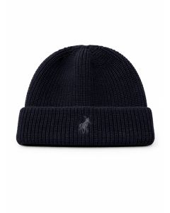 POLO KNITTED BEANIE 0073258 NAVY BLAZER