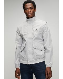 POLO RIB STOP JACKET 0073995 LIGHT GREY