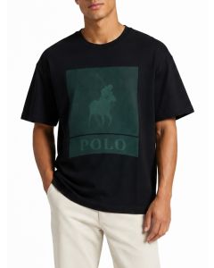 POLO GRAPHIC PRINT TEE 0070493 BLACK
