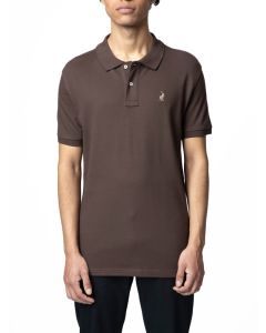 POLO ESSENTIAL PIQUE SS GOLFER 0070517 CHOCOLATE
