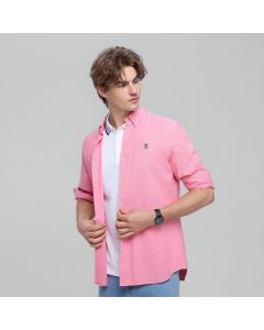 GIORDANO LION LS SHIRT 01046083 RED 80