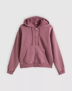 LEVIS HAYES BOXY FULL ZIP GRUNGE 005PJ-0004 WASH ROAN