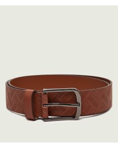 TOMMY HILFIGER FLAG MONOGRAM 3.5 BELT AM0AM14561 COGNAC