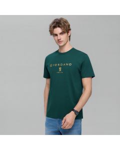 GIORDANO SIGNATURE TEE 01096201 MIDNIGHT JADE 22