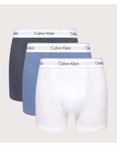 CALVIN KLEIN 3 PACALVIN KLEIN RELAXED BOXER LV00NB4286 WHITE BLUE TURBULANCE