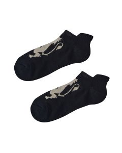 GIORDANO PED SOCKS 01156122 SIGNATURE BLACK 09