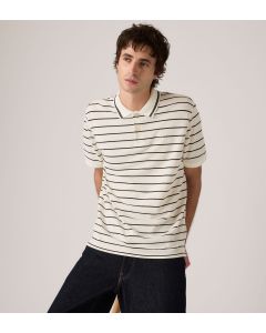 LEVIS ORIGINAL POLO TEDDY STRIPE 005FM-0012 EGRET