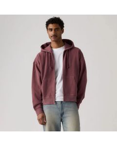 LEVI’S HAYES BOXY FULL-ZIP SWEATSHIRT 005PJ-0004 WASH ROAN - PINK
