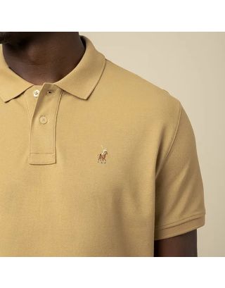 POLO MEN PIQUE SHORT SLEEVED GOLFER 0055643 – STONE