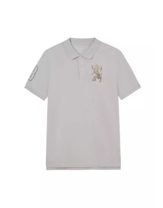 GIORDANO LION POLO 01016222 SILVER CLOUD 05