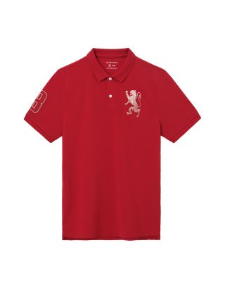 GIORDANO 3D LION POLO 01014222 HAUTE RED 10