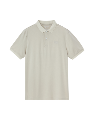 GIORDANO LIQUID TOUCH POLO 01015291 CREAMWARE KHAKI 04