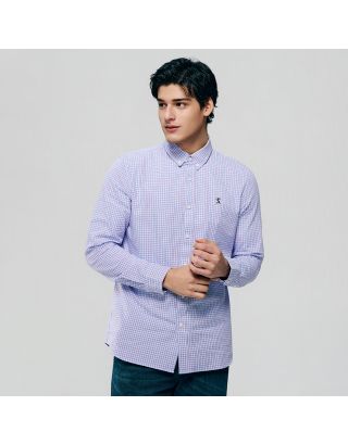 GIORDANO LIONLOGO SHIRT 01046083 WHITEBLUE RED 08