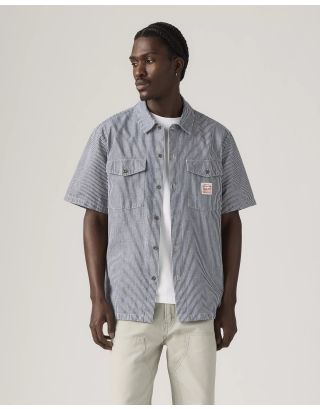 LEVIS WORKER SS SHIRT 003O1-0004 WASHINGTON STRIPE
