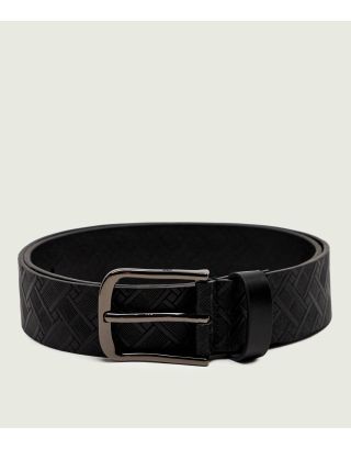 TOMMY HILFIGER FLAG MONOGRAM 3.5 BELT AM0AM14561 BLACALVIN KLEIN