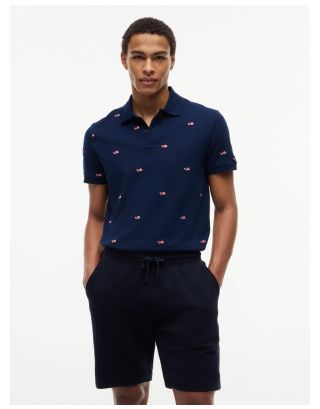 TOMMY HILFIGER REG EMB POLO MW0MW43376 CARBON NAVY