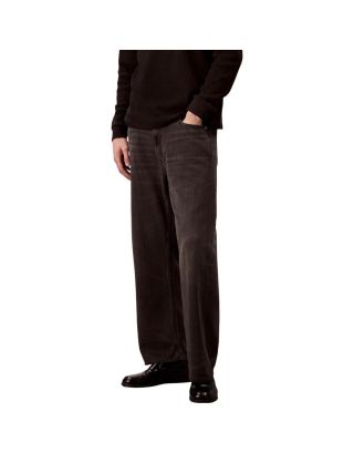 CALVIN KLEIN STRAIGHT REGULAR MEN’S BAGGY JEANS LV04RC736G CHARCOAL ASH
