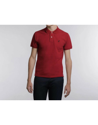 PL STRETCH PIQUE SS GOLFER 0023618 CRIMSON