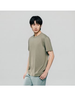 GIORDANO CREWNECK TEE 01026250 SHADED MOSS 56