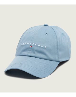 TOMMY HILFIGER LINEAR LOGO CAP AM0AM12958 COASTAL HAZE OS