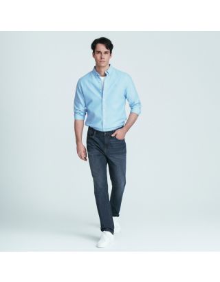 GIORDANO LION LS SHIRT 01046083 EVENTIDE BLUE 62