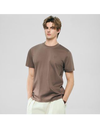 GIORDANO LIQUID TOUCH SS TEE 01026802 DARK CHESTNUT 52