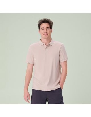 GIORDANO LIQUID TOUCH POLO 01016290 CREAMWARE KHAKI 04