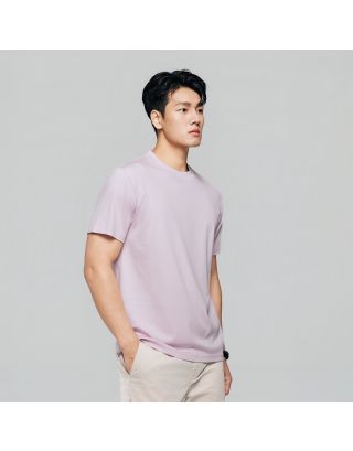 GIORDANO CREWNECK TEE 01026803 LIGHT LILAC 45
