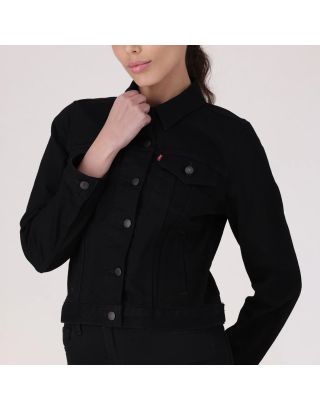 LEVI'S WOMEN ORIGINAL TRUCKER JACKET A7022-0011 – BLACK