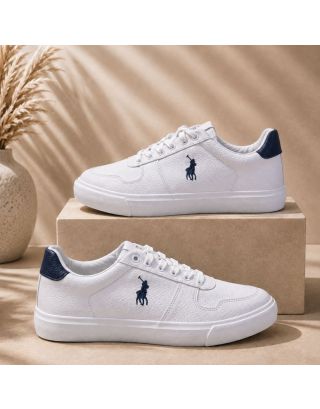 POLO ACTION LEATHER SNEAKER 0072453 WHITE