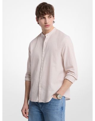 MKR LN BND COLLAR SHIRT