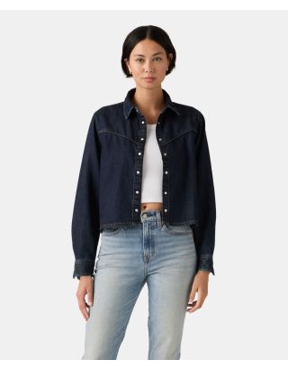 LEVIS LOGAN TENCEL SHACKET 005DW-0000 DARK NIGHTS