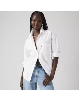 LEVIS HARLIE BOYFRIEND SHIRT 001HM-0003 BRIGHT WHITE