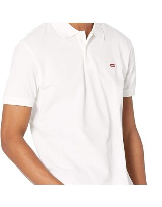 LEVIS AMA HOUSEMARK POLO 32856-0000 BRIGHT WHITE