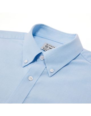 GIORDANO WRINKLE FREE SS SHIRT 01045209 SUBDUED BLUE 31