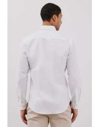 CORTEFIEL LINEN SHIRT 2219161 WHITE 99