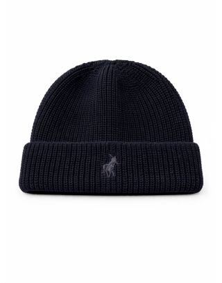 POLO KNITTED BEANIE 0073258 NAVY BLAZER