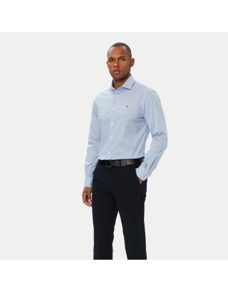 TOMMY HILFIGER GINGHAM SHIRT MW0MW42931 BLUESPELL