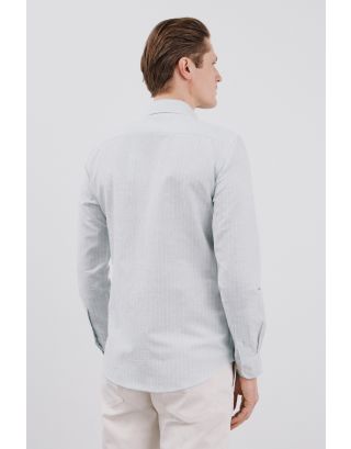 CORTEFIEL LINEN SHIRT 2219162 BLUES 80